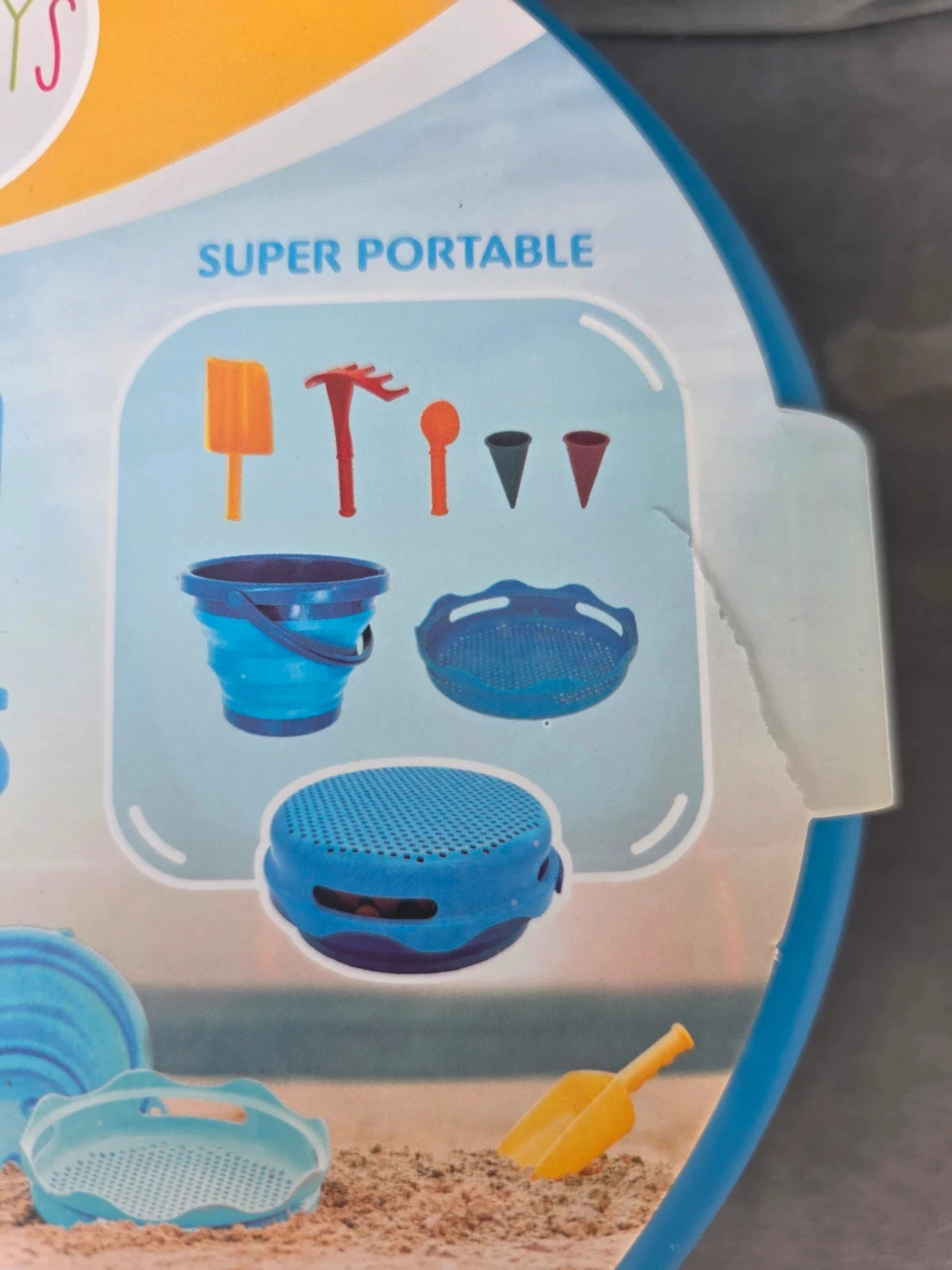 Compactoys Beach Set - 7 in 1 - blue – photo 2